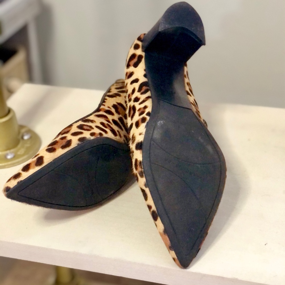 Marc Fisher leopard block heel pumps - Picture 5 of 8